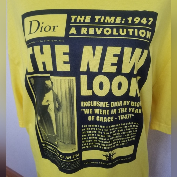 CHRISTIAN DIOR GRAPHIC T SHIRT! BRAND NEW! - Picture 2 of 7